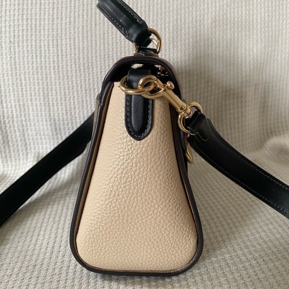 Coach  Morgan Top Handle Satchel Bag In Colorblock Signature Canvas - Picture 6 of 15